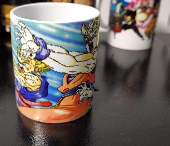 dragon ball z insertar imagen en tazas