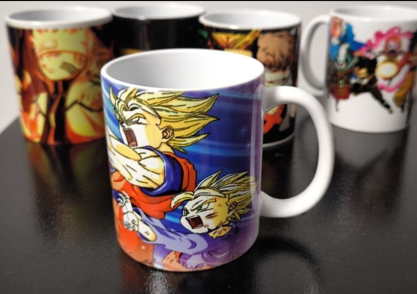 personalizar tazas con figuras de dragon ball z tazas de dragon ball z